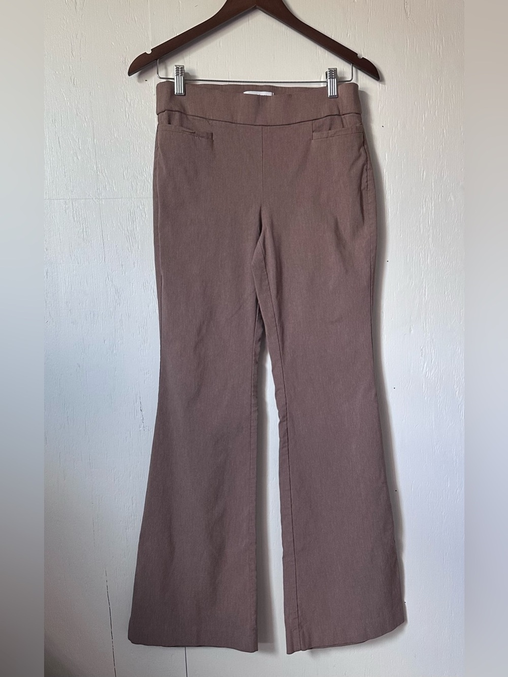 Liz Claiborne Taupe Boot Cut Dress Pants